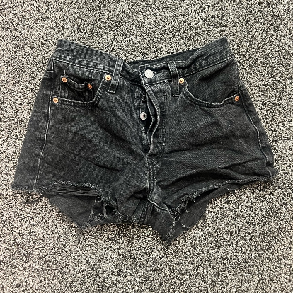 black Levi Shorts